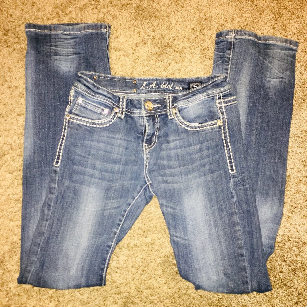 Womens LA Idol Jeans, Size 5